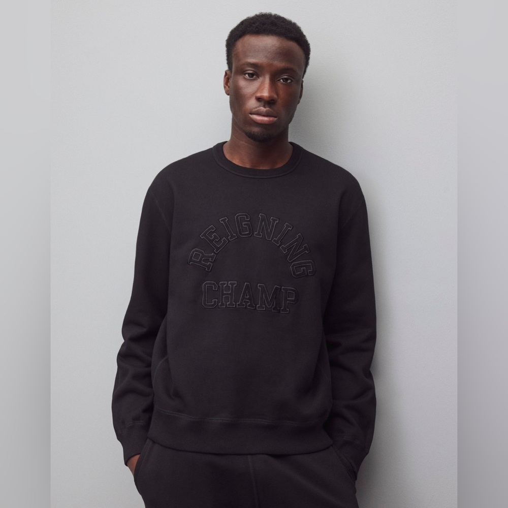 REIGNING CHAMP MIDWEIGHT TERRY ARCH LOGO STANDARD CREWNECK